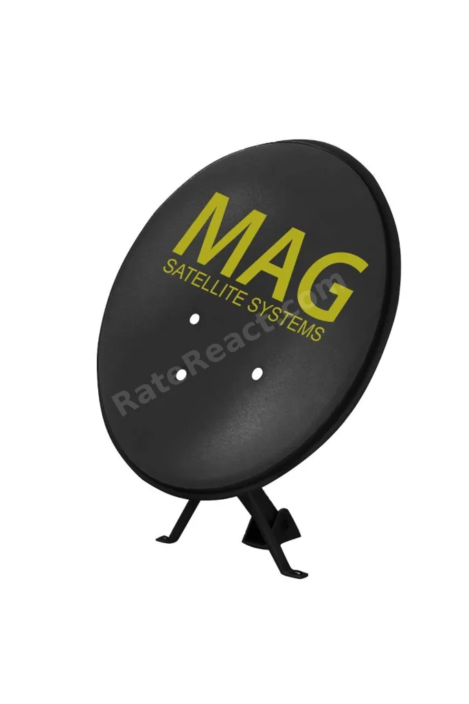 MG-14452 80Cm Ofset Siyah Çanak Anten - 10'Lu Paket (Montaj Aparatları Dahil)