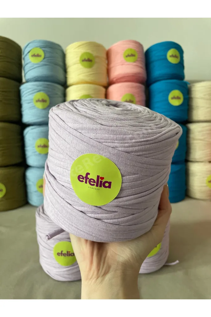LİLA PENYE İP ÇANTA ÖRGÜ İP - (600-650GR) 1 ADET
