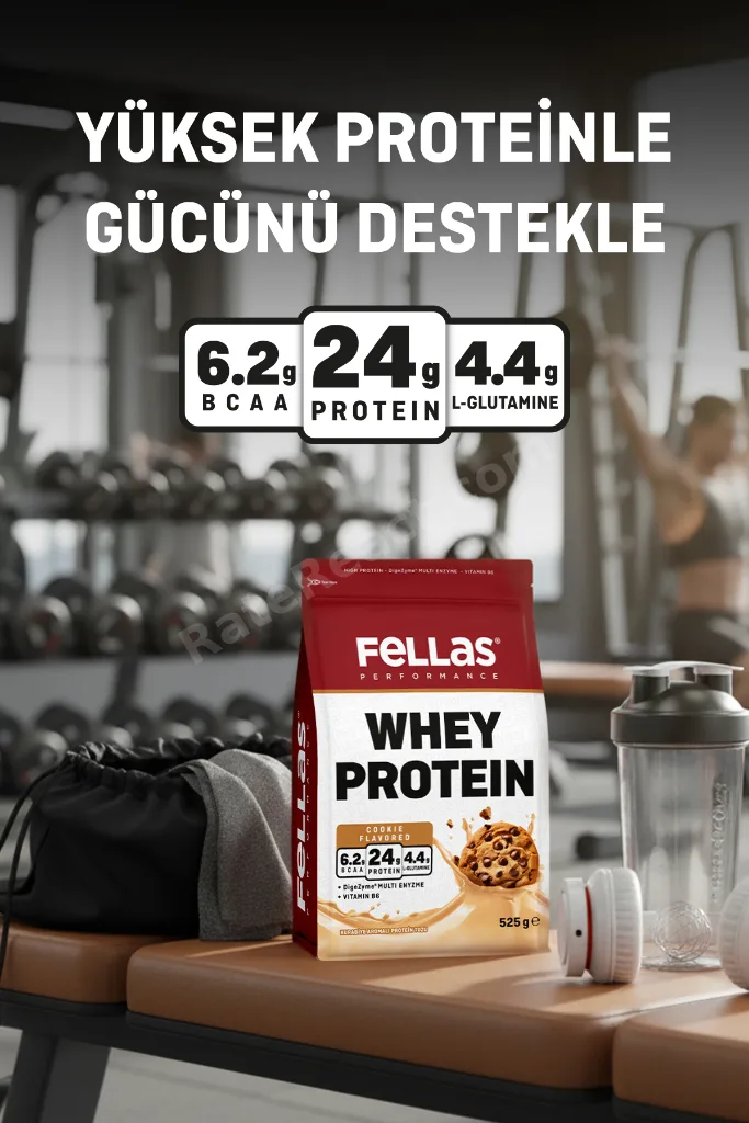 Whey Protein Tozu Kurabiye Aromalı (525 g) x 2 Adet