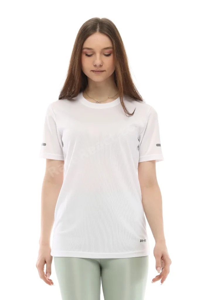 Kadın Nem Emici Hızlı Kuruma Atletik Teknik Performans Spor T-shirt