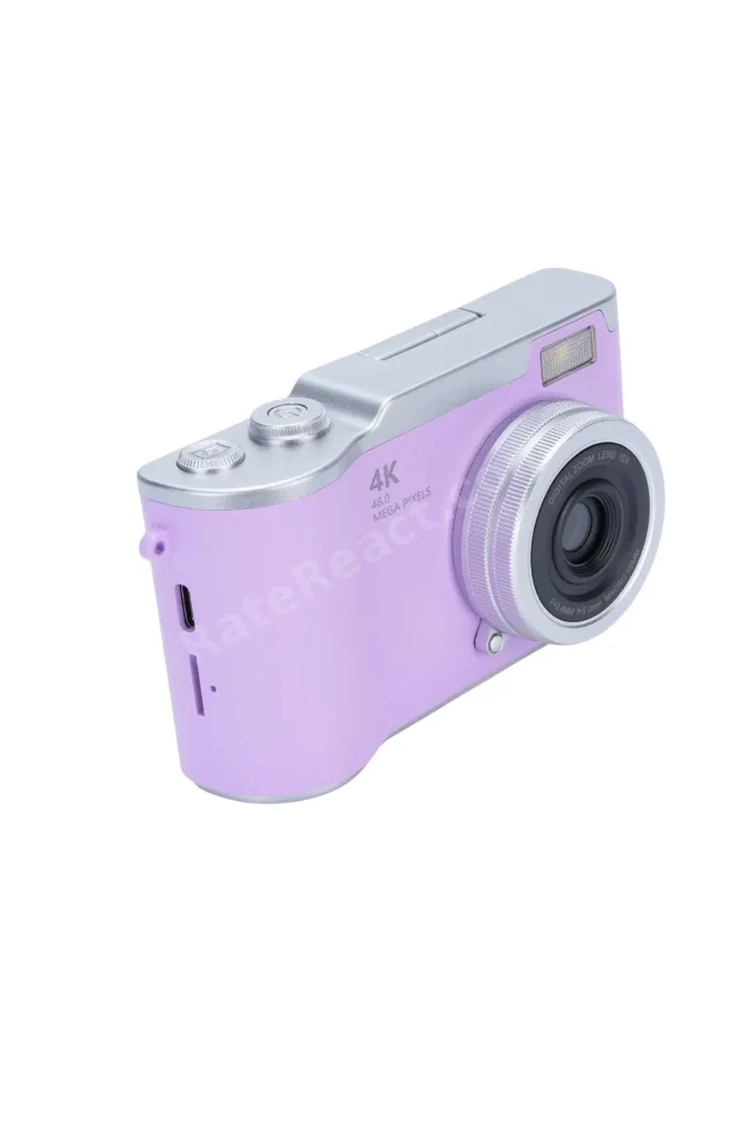 4K Kompakt Kamera 48 MP Autofocus Flash Özellikli Vlog Kamera