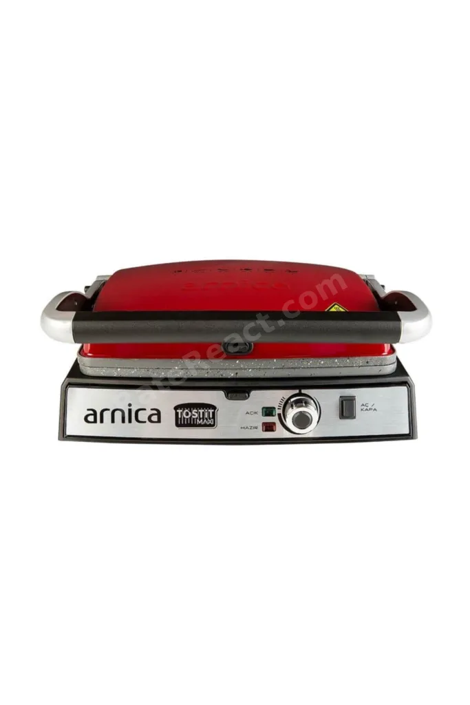 Tostit Maxi GH26243 Granit Izgaralı Tost Makinesi Kırmızı