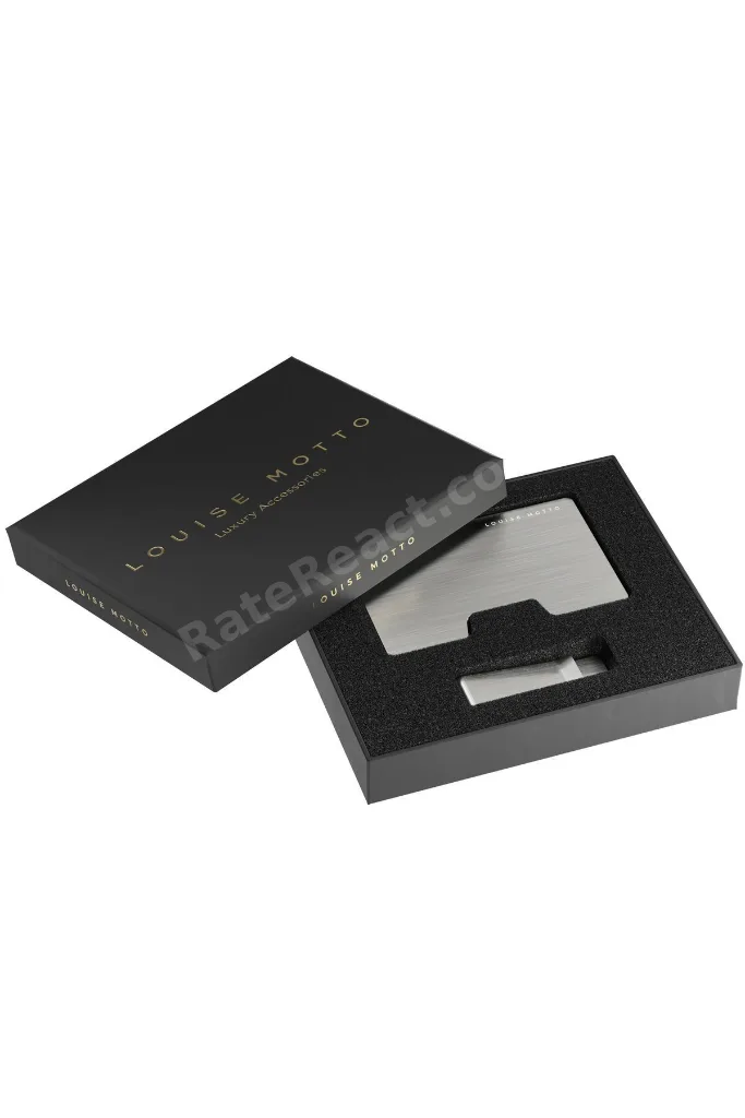 Cardx - Detroit - Yeni Nesil Minimalist Cüzdan & Kartlık - Rfid, Çıkarılabilir Klips Unisex(GRİ)