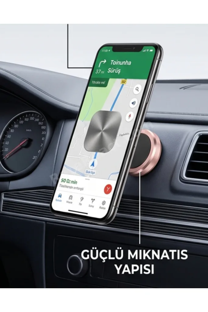 Tüm Modellerle Uyumlu Manyetik Araç İçi Telefon Tutucu Çok Amaçlı Mıknatıslı Torpido Üstü Tutacak