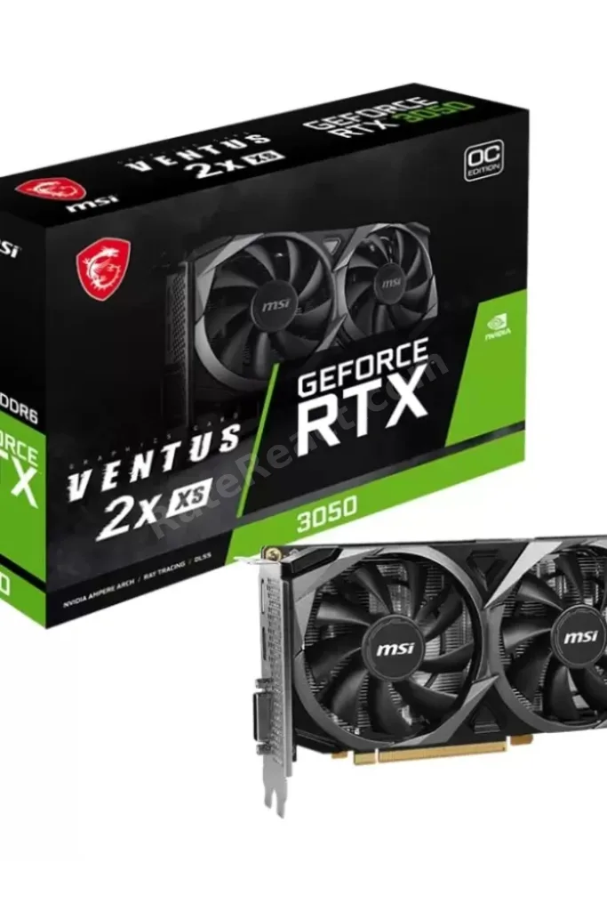 GeForce RTX3050 VENTUS 2X XS 8G OC GDDR6 128bit DX12 Gaming (Oyuncu) Ekran Kartı
