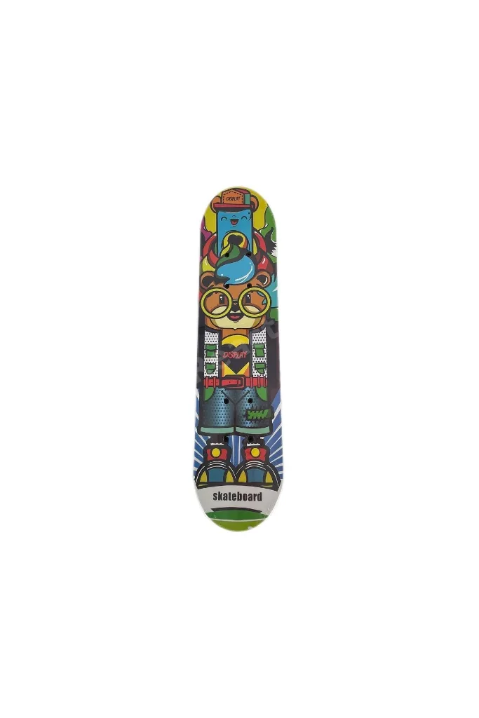 F-sports 45 Cm Zımparalı Ahşap Tahta Kaykay Küçük Boy/başlangıç Fr37722