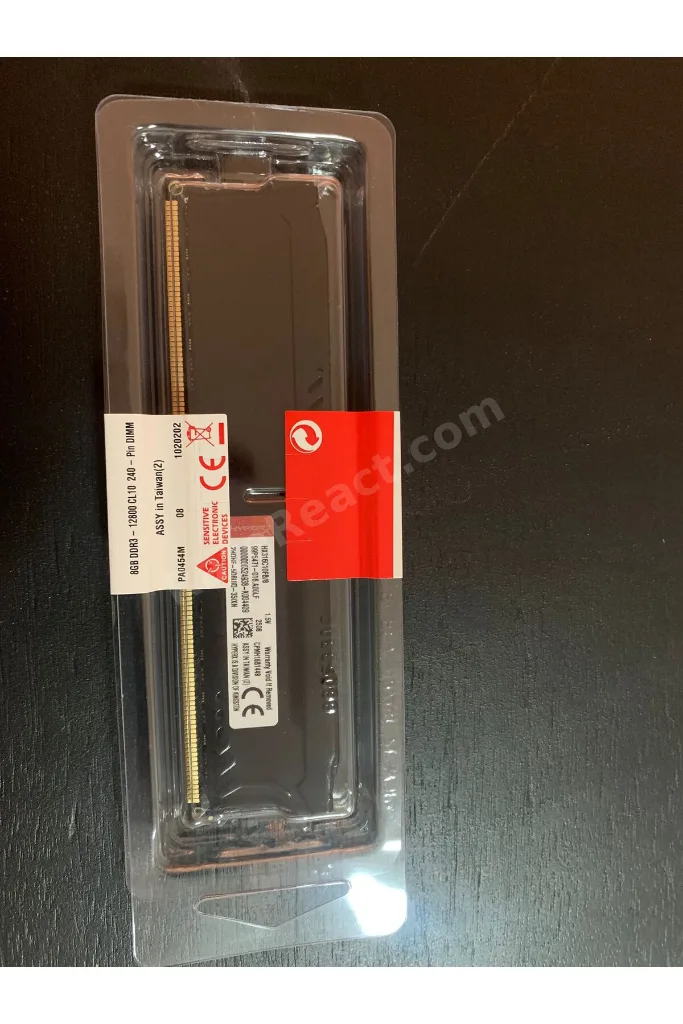 Hyperx Black 8 Gb 1600 Mhz Ddr3 Cl10 Hx316c10fb/8 Ram Uyumlu