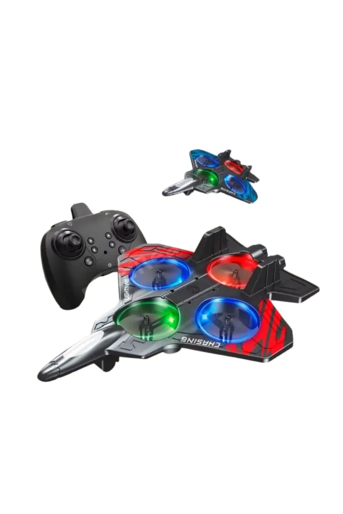 SEMEGLBL LED Işıklı Oyuncak Drone Fighter Jet Tasarımlı Uzaktan (144621) Kumandalı Uçak