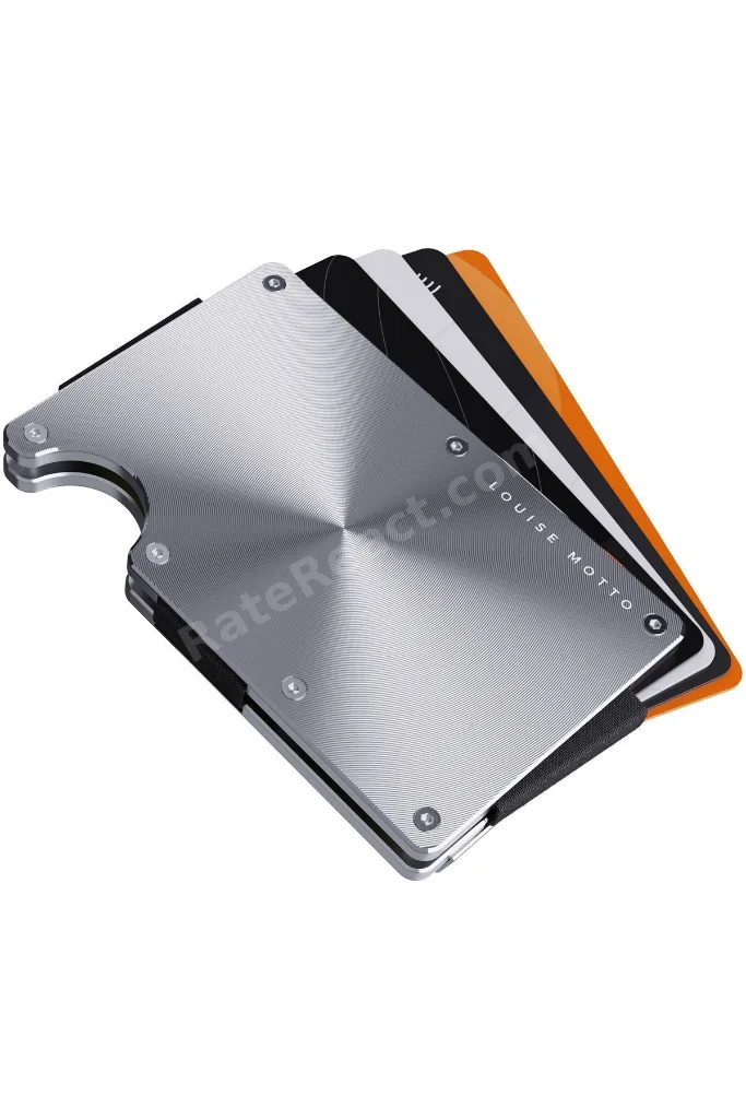 Cardx - Shine Strap - Yeni Nesil Minimalist Cüzdan, Kartlık - Rfid Blocking, Kadın & Erkek (GÜMÜŞ)