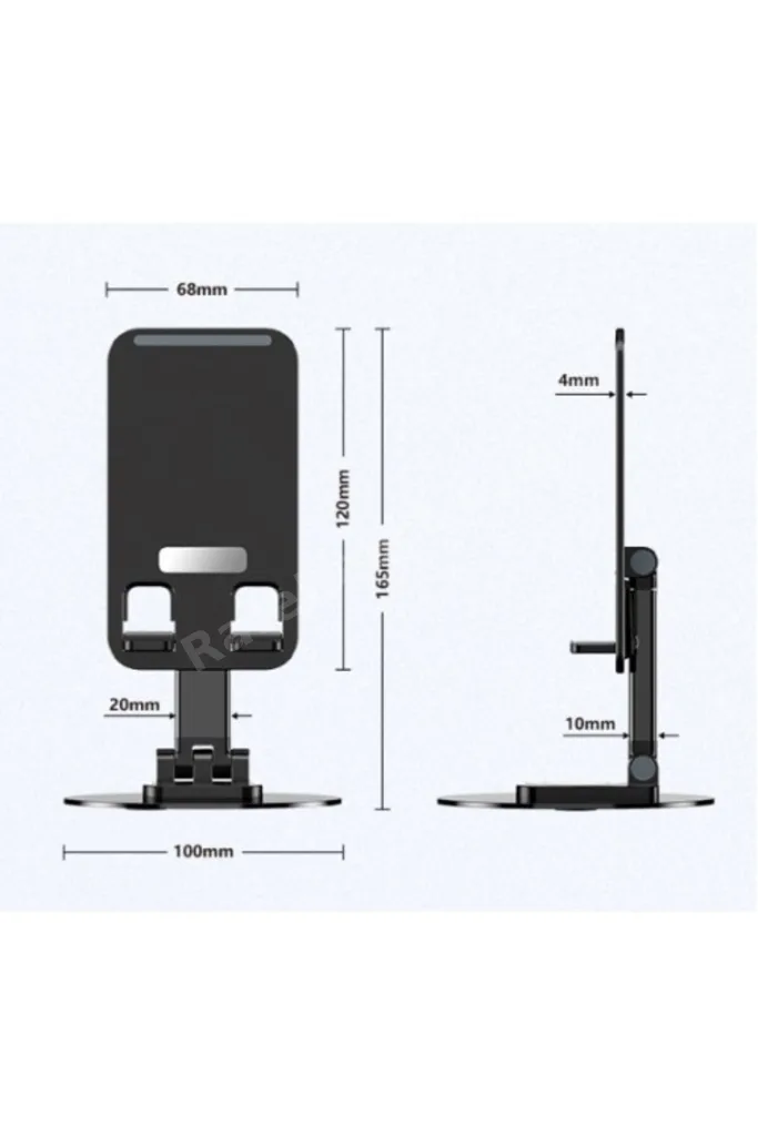 Katlanabilir Telefon Tutucuu Stand Yuvarlakk Tabanlı MC-460 (r8)