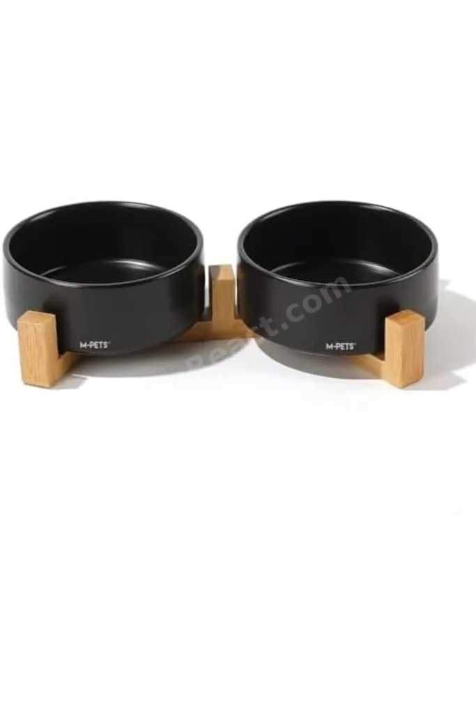 TTKTEKNOLOJİ OPERA SERAMİK MAMA KABI BAMBOO STANDLI 2X350ML BLACK TTKTEKNOLOJİ 2026 395519