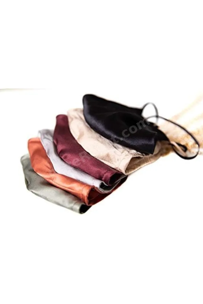 TTKTEKNOLOJİ of Silk %100 İpek Bal Rengi Ağız Maskesi Zincir Detaylı TTKTEKNOLOJİ 2026 395519