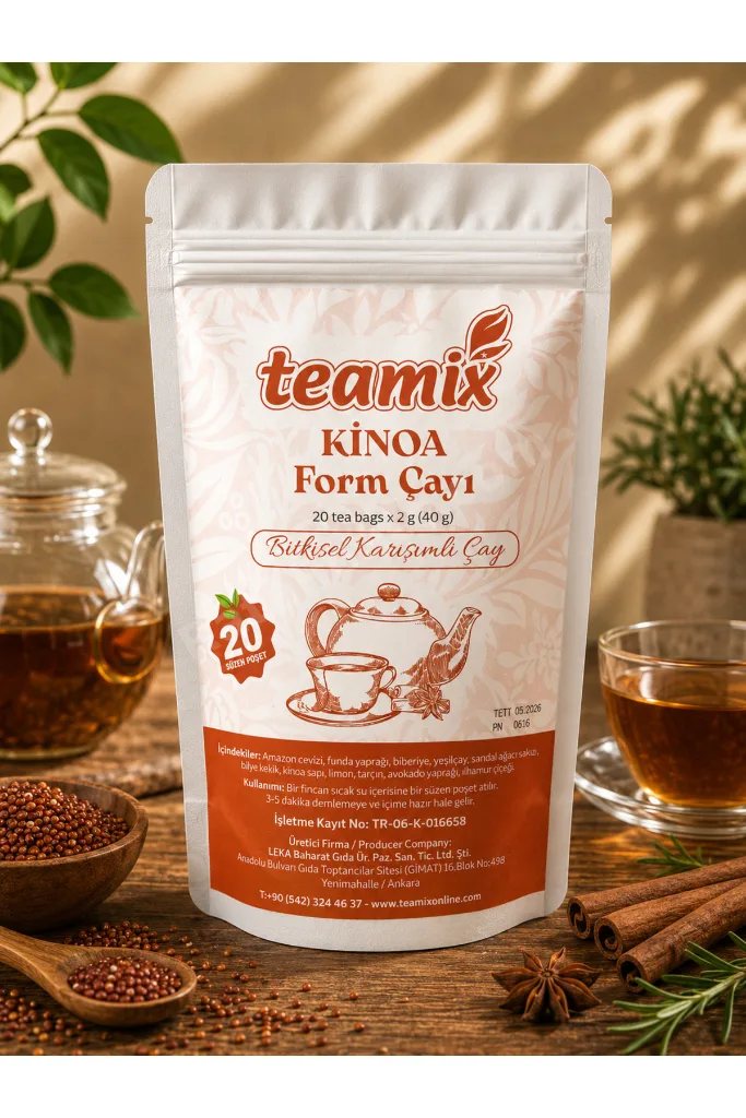 Kinoa form çayı 20 süzen bitki çayı
