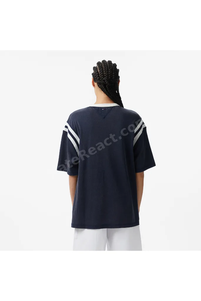 Varsity Kadın Lacivert T-Shirt
