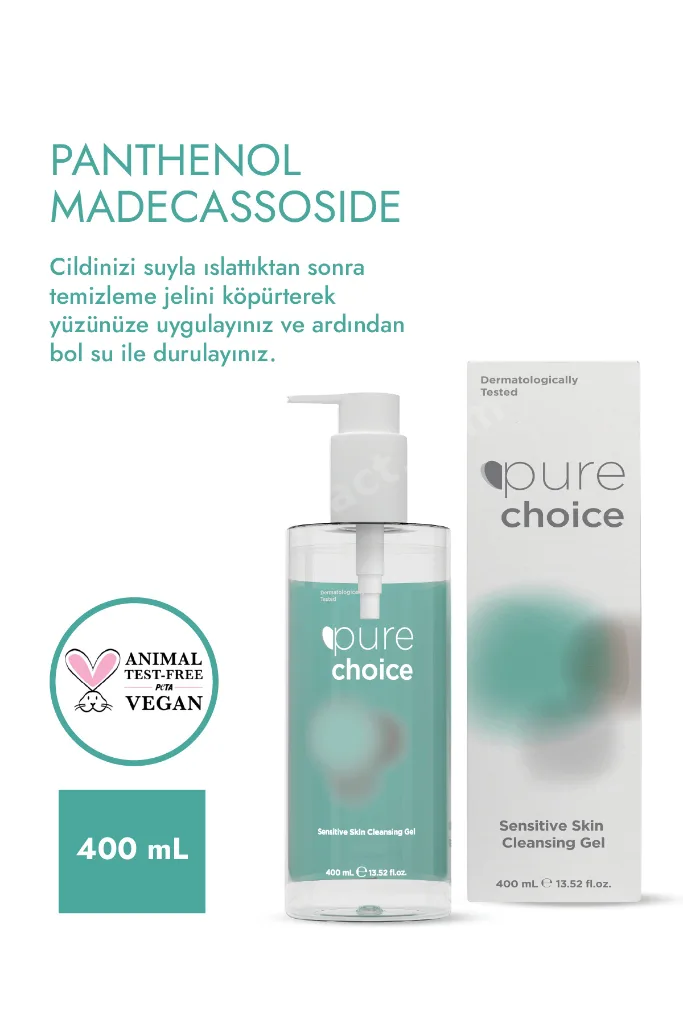 Hassas Ciltler Için Yüz Temizleme Jeli 400 ml