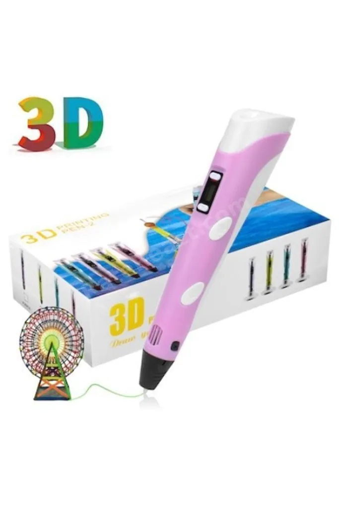 3d Üç Boyutlu Yazıcı Kalem Pembe