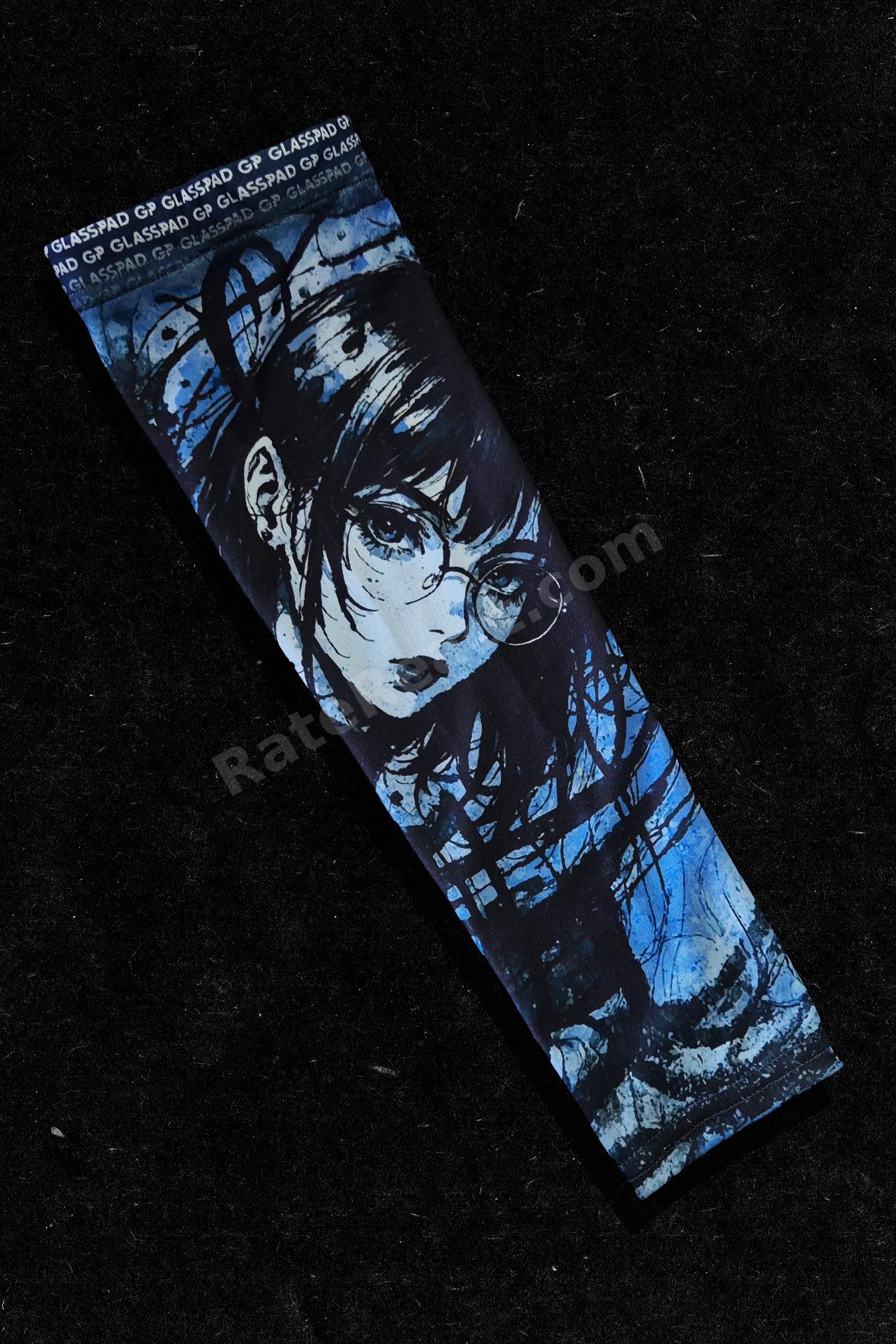 Shadow Eldivenli E-Spor Kol Bandı - Cam Mouse Pad Uyumlu - Oyuncu Arm Sleeve - Hızlı Kayma Desteği