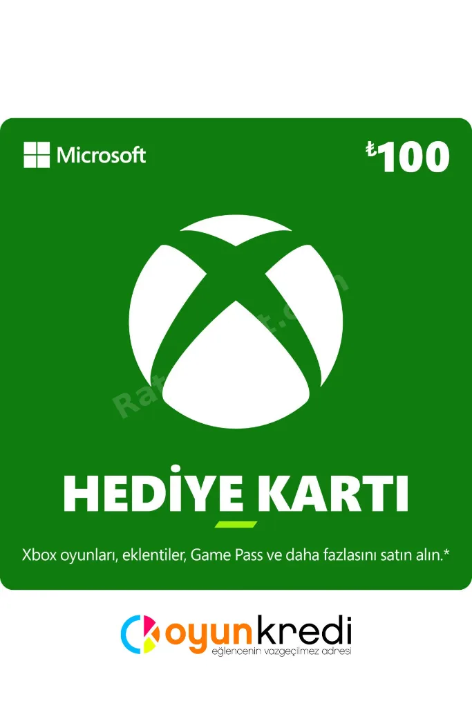 xBox 100 TL Hediye Kartı