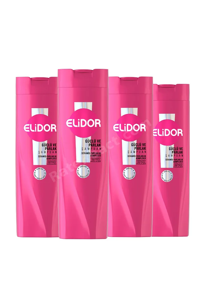 Saç Bakım Şampuanı Güçlü ve Parlak 200 ml x4