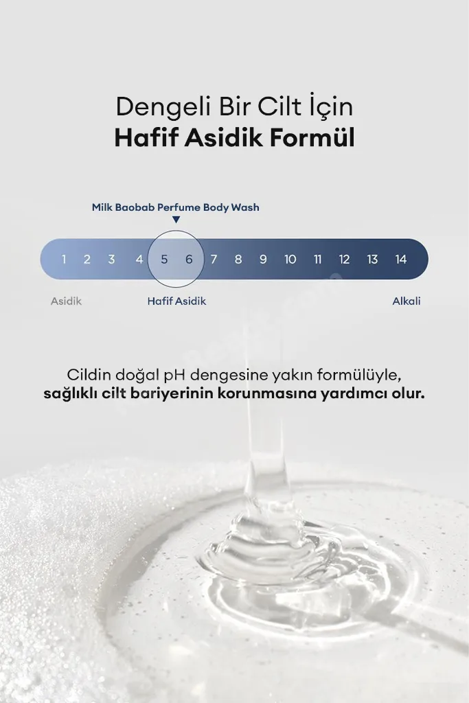 6 Hyalüronik Asit ile Nemlendiren Parfümlü Duş Jeli Perfume Body Wash (White Musk)