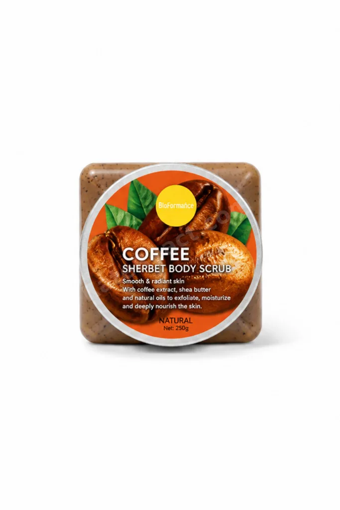 Coffee Sherbet Body Scrub Kahve Özlü Vücut Peelingi 500 ml – Arındırıcı ve Pürüzsüzleştirici Bakım