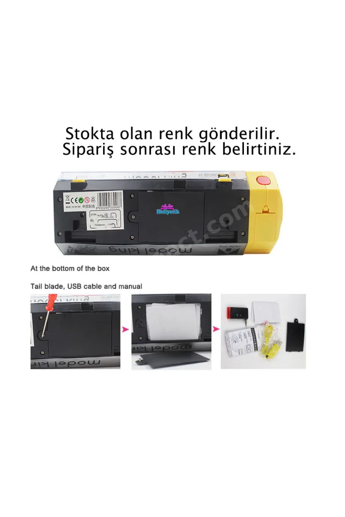 Rc Uzaktan Kumandalı Helikopter 3.5 Kanal Gyro Teknolojili PVC Kutulu Şarjlı 23 Cm