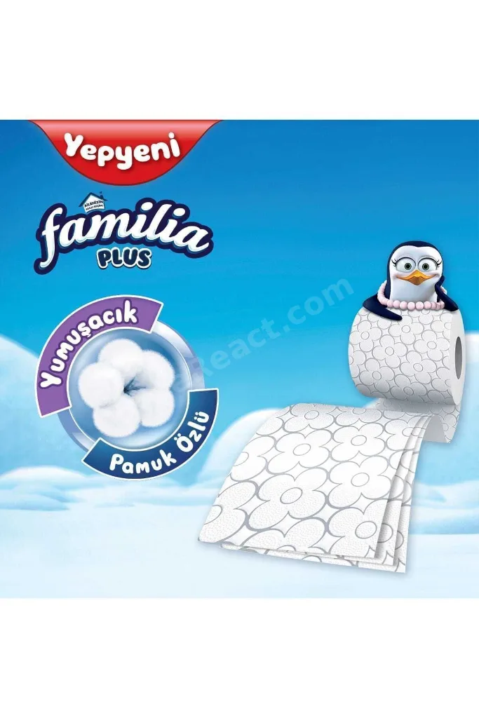 Plus Tuvalet Kağıdı Jumbo Paket 96 Rulo