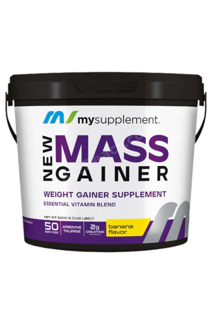 MASS GAİNER MUZ 5 kg Karbonhidrat & Protein 50 Servis