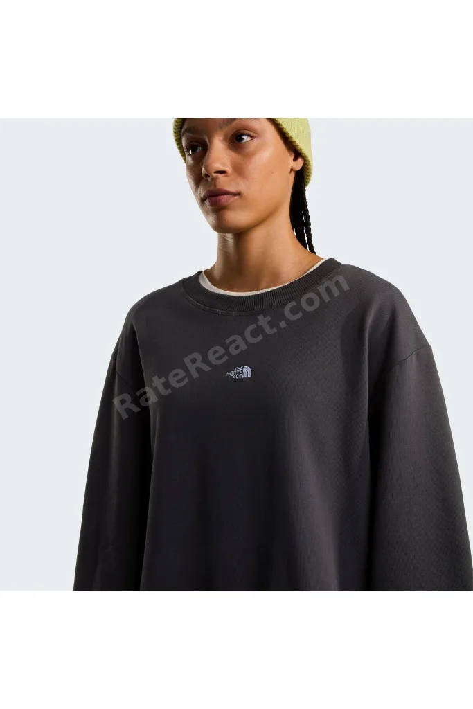 U ESSENTIAL LIGHT RELAXED CREW Unisex Sweatshirt NF0A8GQCRHI1 Gri-XL