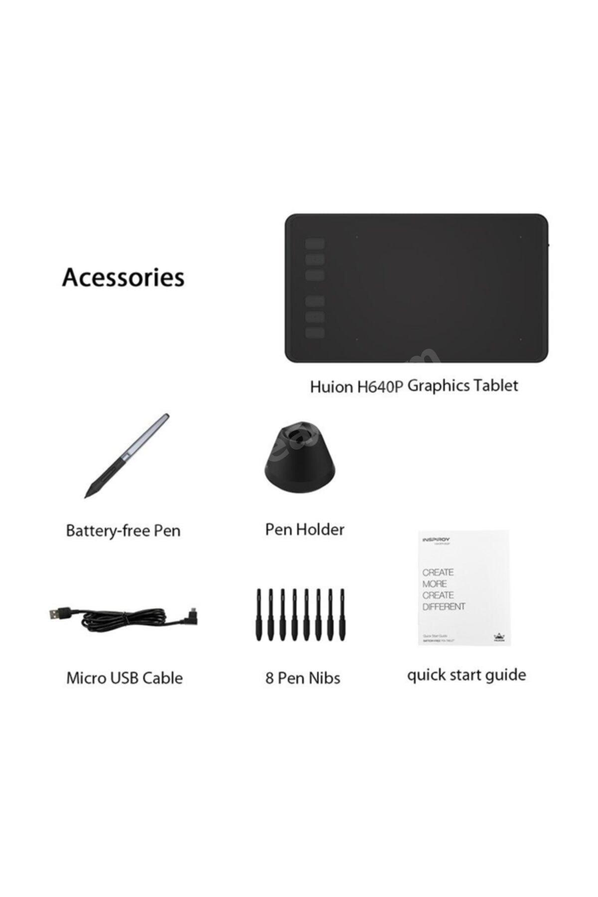 Inspiroy H640p Grafik Çizim Tablet Android Uyumlu