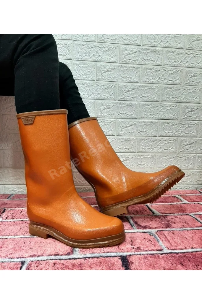 Safi Kauçuk Içi Miflonlu Kaymaz Krep Çizme Uzun 33cm