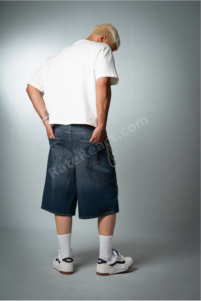 Blue Mirage Baggy Fit Mavi Erkek Jean Şort