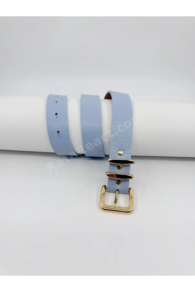 3.cm yeni sezon tirent renk gold tokalı