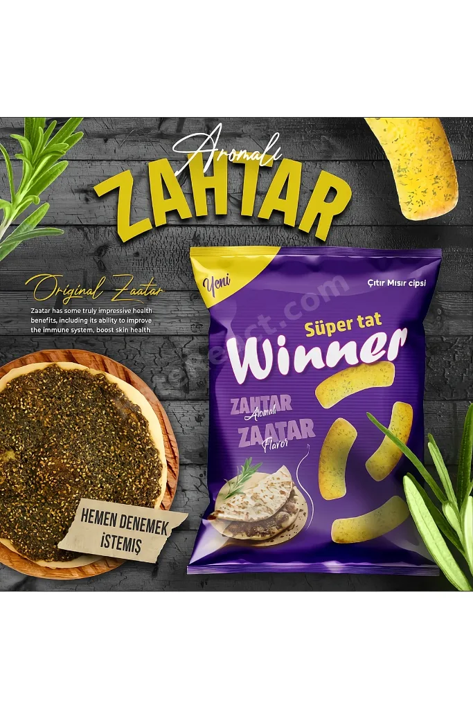 Vegan & Glutensiz Içerik | Mısır Cipsi Zahter Kekik Aromalı 35Gr