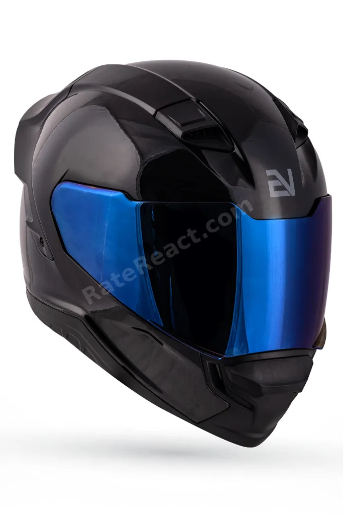 Twister Parlak Siyah Kask