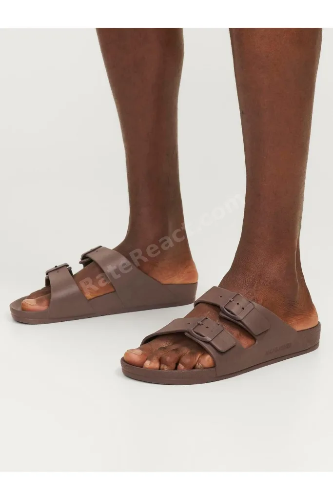 Jack Jones Jfwcroxton Moulded Sandal Noos Erkek Kahverengi Ayakkabı\sandalet & Terlik\terlik 1220400