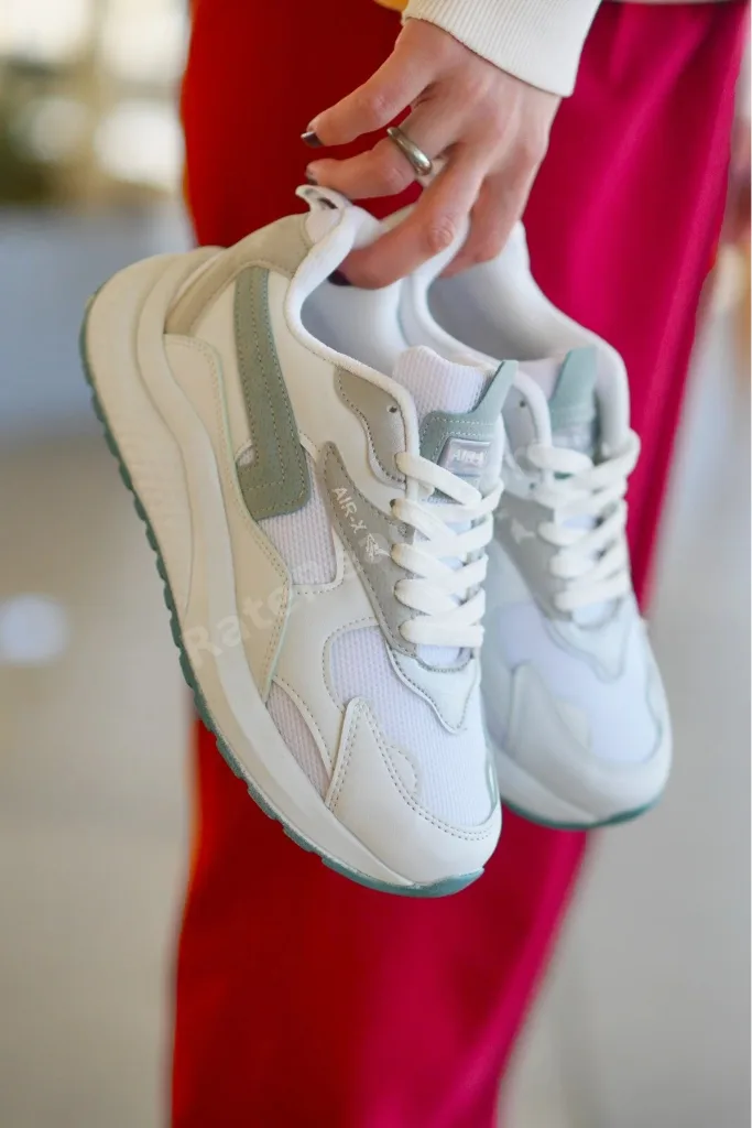 Kadın Mavi Sneaker Günlük Spor Ayakkabı 086