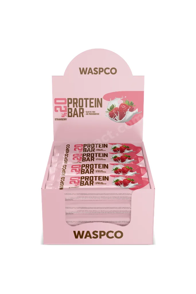 Çilekli Protein Bar 40g X 16 Adet