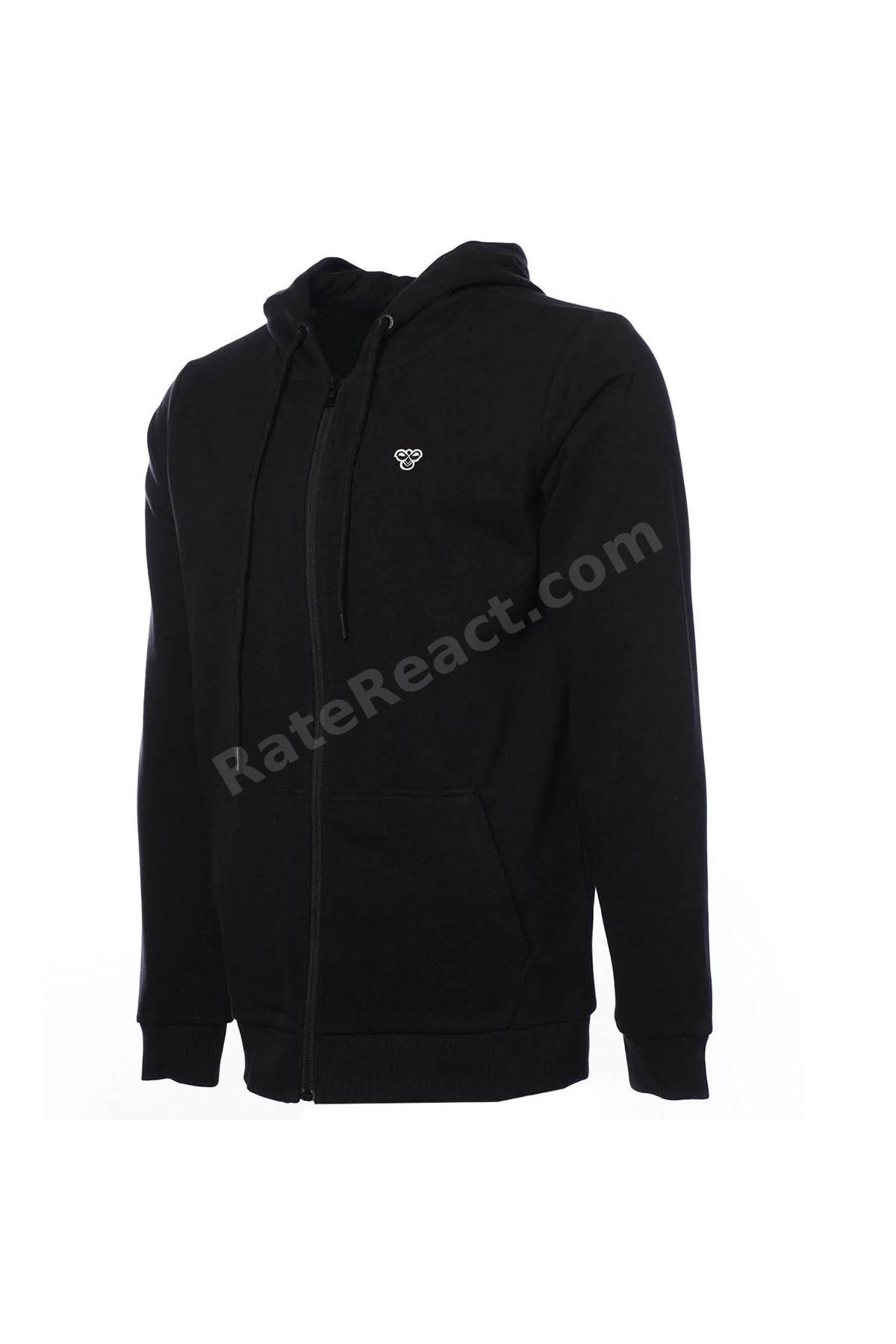 T-IC ICO Fermuarlı Siyah Erkek Sweatshirt 921836-2001