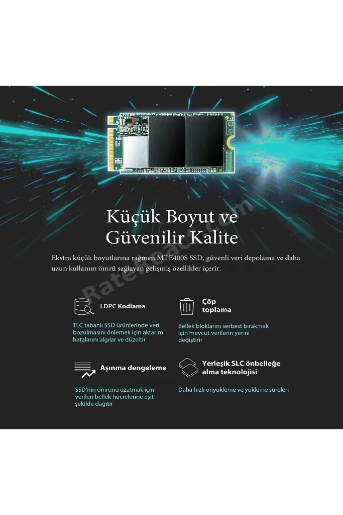 512gb M.2 2242 1000 - 1999 Mb/s Nvme Ssd Ts512gmte400s