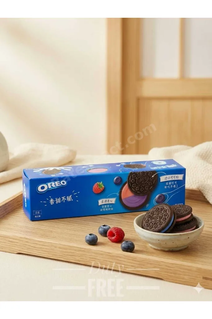 Oreo Blueberry Raspberry flavor cookies 97G