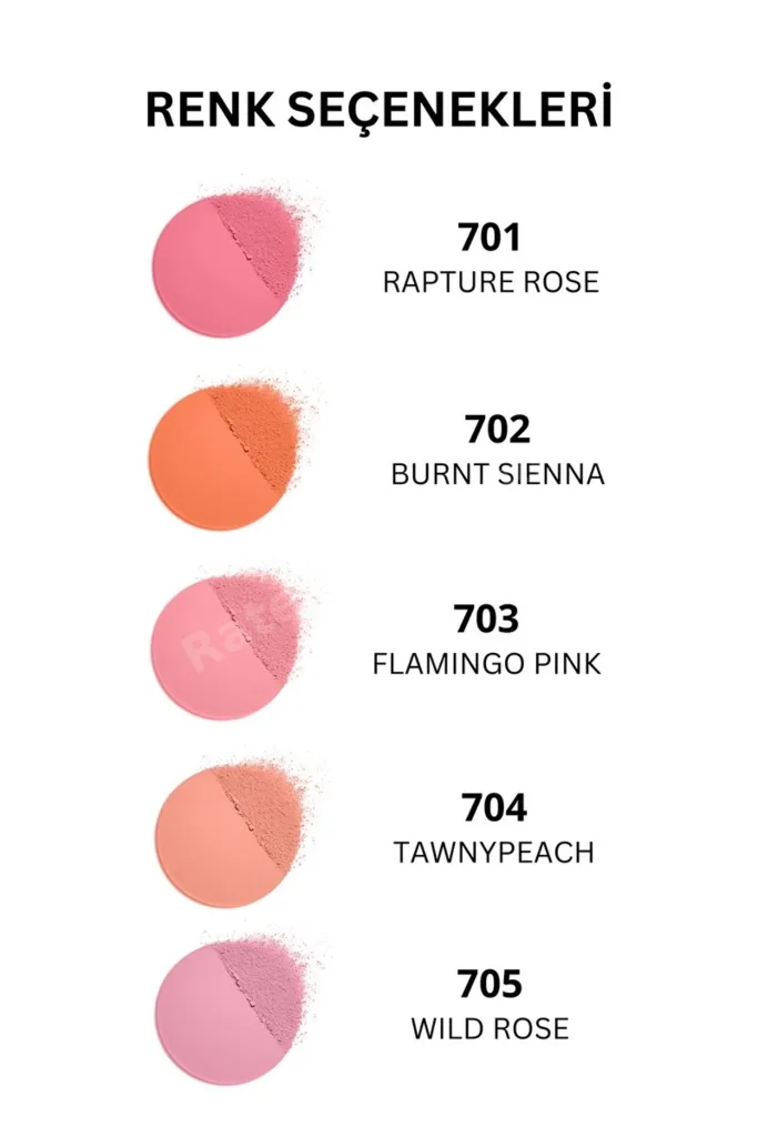 Superfine Blusher Flamingo Pink - Süper ince Toz Allık 7,5 gr - No: 703 - Vegan & Temiz İçerik