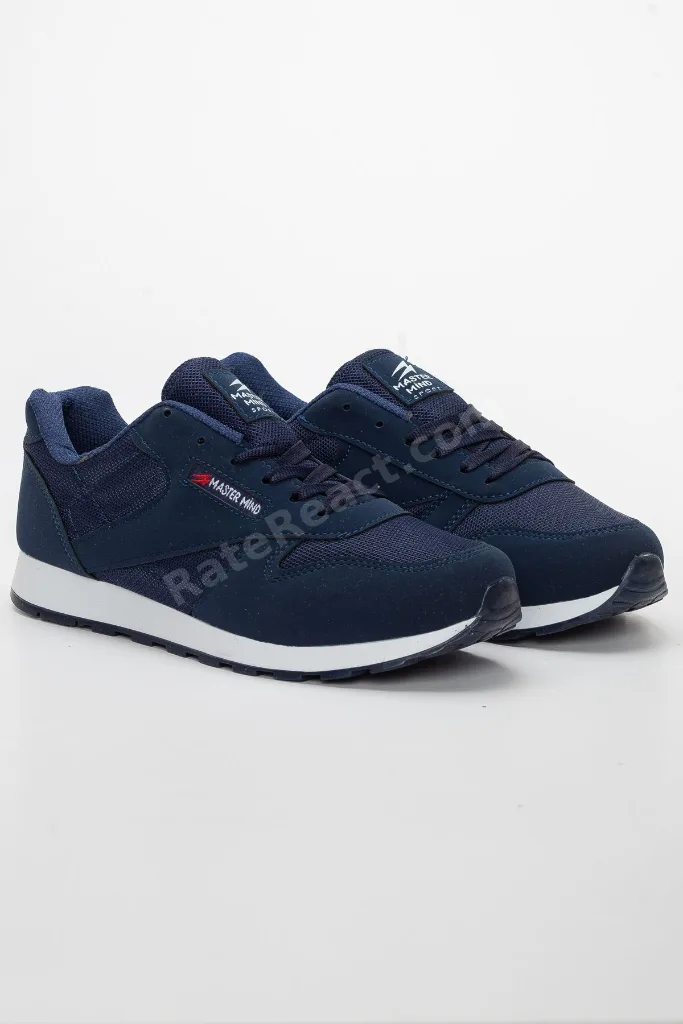 Erkek Lacivert Günlük Konforlu Dayanıklı Rahat Hafif Yumuşak Taban Sneaker Spor Ayakkabı