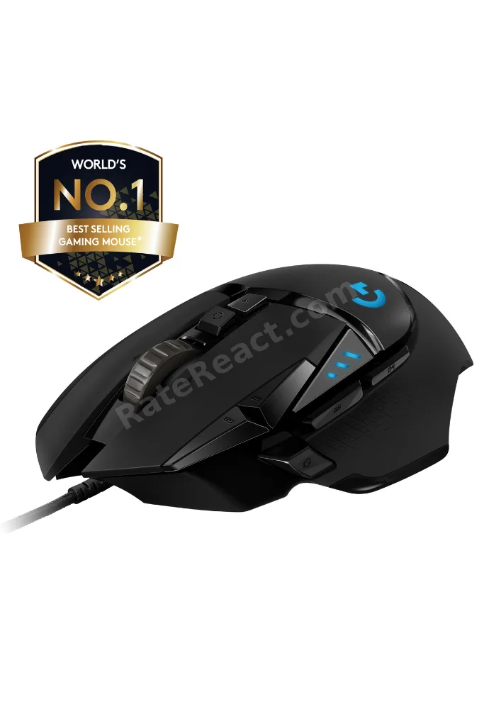 G G502 HERO LIGHTSYNC 25.600 DPI Yüksek Performanslı Kablolu Oyuncu Mouse - Siyah