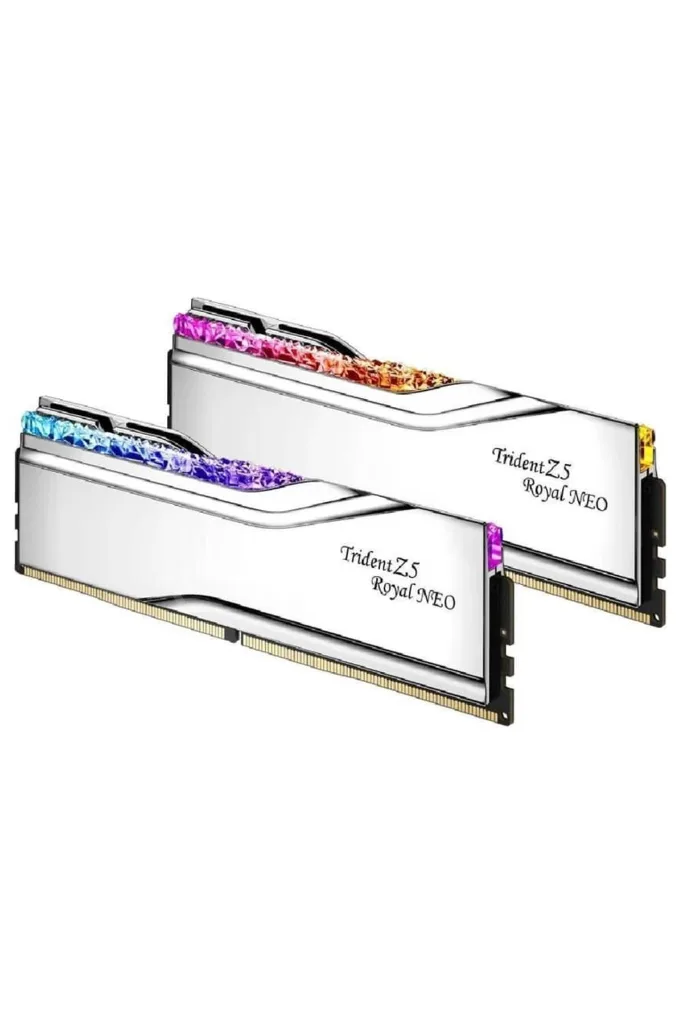 GSKILL 64GB (2x32GB) TZ5 Royal Neo Silver RGB DDR5 6000MHz CL26 1.45V Dual Ram