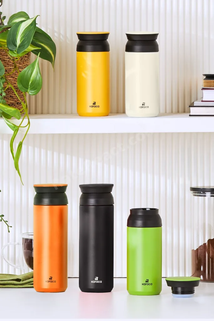 Rainbow Siyah Paslanmaz Çelik Termos 350ml (8 SAATE KADAR SICAK/SOĞUK TUTMA)