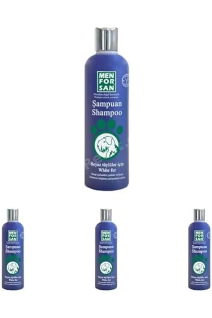 TTKTEKNOLOJİ Menforsan Beyaz Tüylülere Özel Köpek Şampuanı 300 ml (4 paketi) TTKTEKNOLOJİ 2026 39551