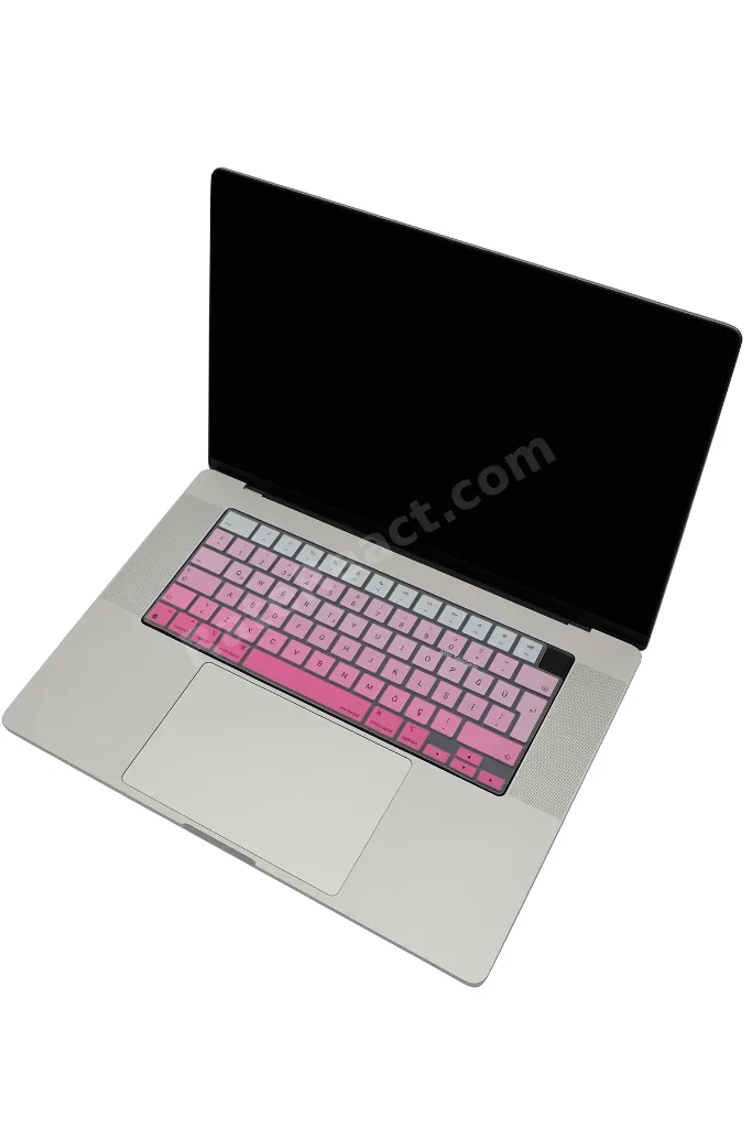 MacBook Kılıf Türkçe‑Q Klavye Koruyucu M5 M4 M3 M2 M1 Silikon Kapak Toz Dökülme Çizilme Karşı Koruma