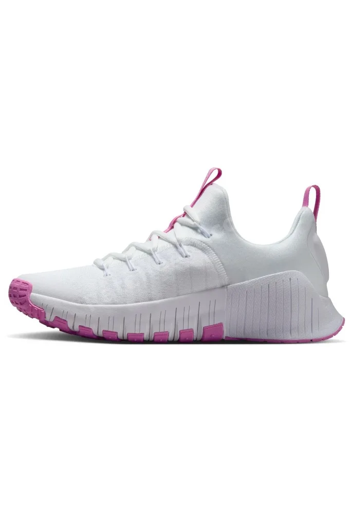 Free Metcon 6 Training Shoes Kadın Yürüyüş Antrenman Ayakkabısı Beyaz-Pembe