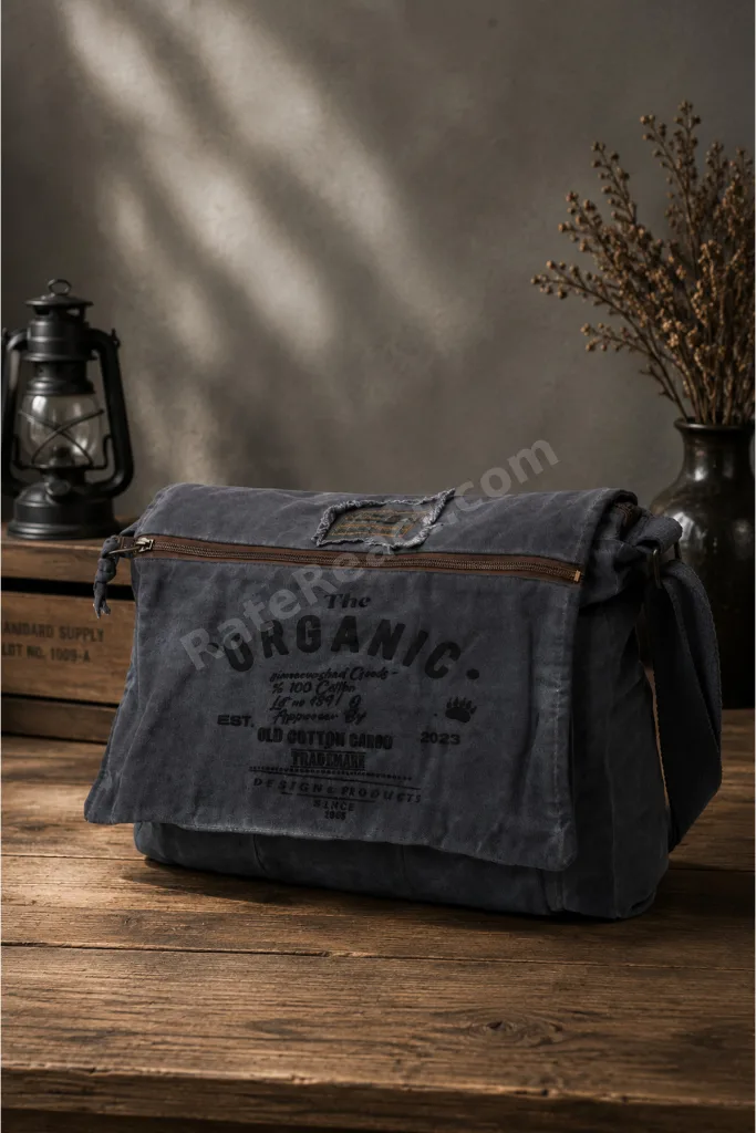 Old Cotton Cargo salaş postacı, omuz çantası - 8128 Mulater